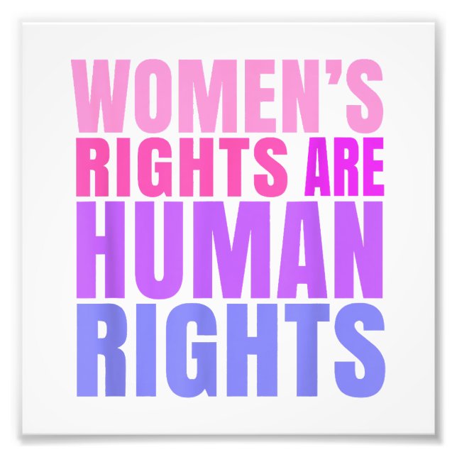 Foto Derechos Humanos Derechos de la Mujer (Frente)