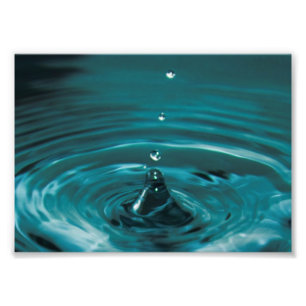 Foto Descenso del agua de la turquesa