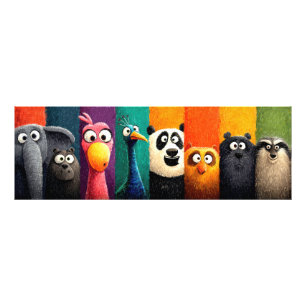 Foto Descripción del Póster de Color de Amigos de Anima