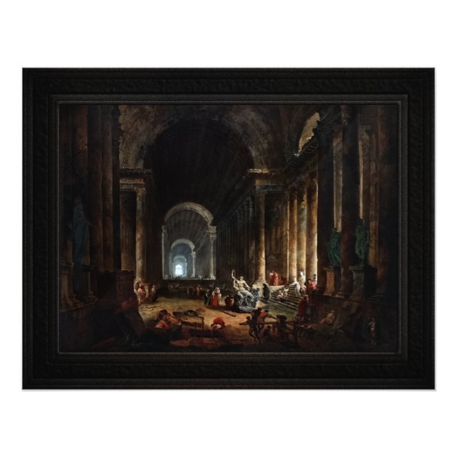 Foto Descubrimiento de Laocoon por Hubert Robert (Frente)