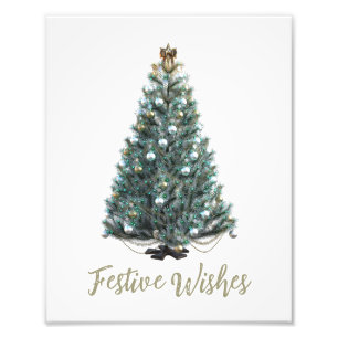 Foto Deseos festivos. Diseño de árbol de Navidad