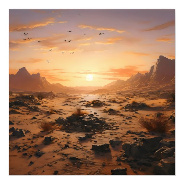 Foto Desert Sunset (Frente)