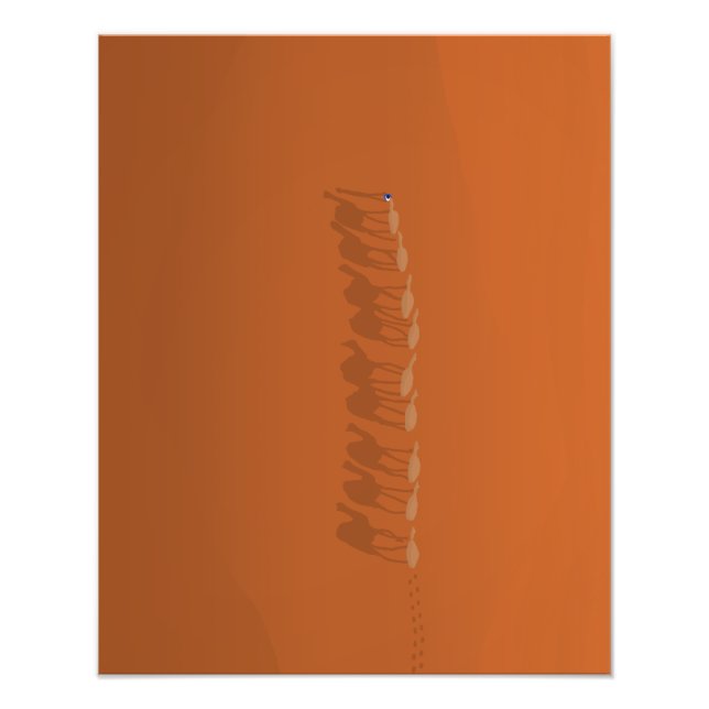 Foto Desierto del Sahara Marruecos | Ilustracion aéreo (Frente)