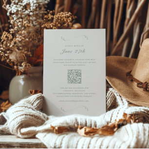 Foto/Detalles de la tarjeta RSVP de la boda de mar