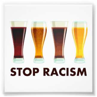 Foto Detener la igualdad de las cervezas con racismo