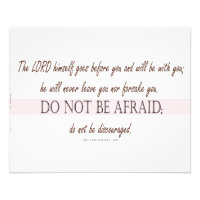 Deuteronomio 31:8, no tengas miedo, Señor contigo