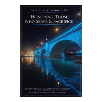 Foto Día de Conmemoración de los Oficiales de Paz Póste