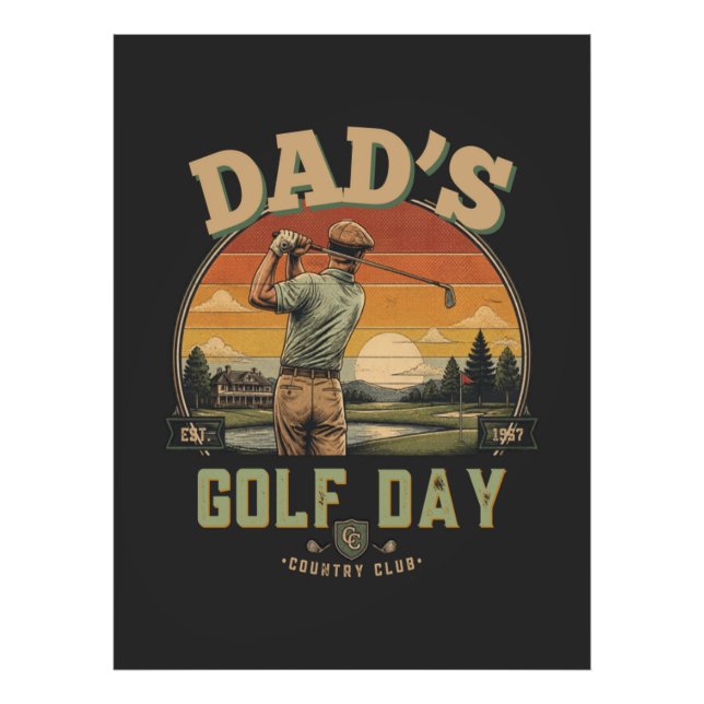 Foto Día de Golf de Papá (Frente)