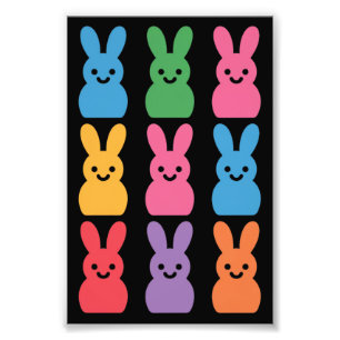 Foto Día de Pascua Bunny Eggs Plaid Leopard