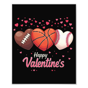 Foto Día de San Valentín de Béisbol de Baloncesto de Fú