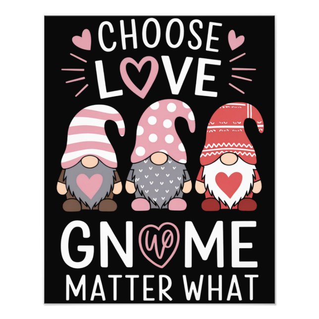 Foto Día de San Valentín elegir amor Gnome Matar Qué (Frente)