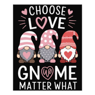 Foto Día de San Valentín Elige Amor Gnomo No Importa Qu