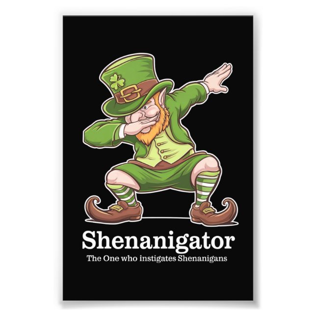 Foto Día de Simpatizantes Shenanigator Dabbing Leprecha (Frente)