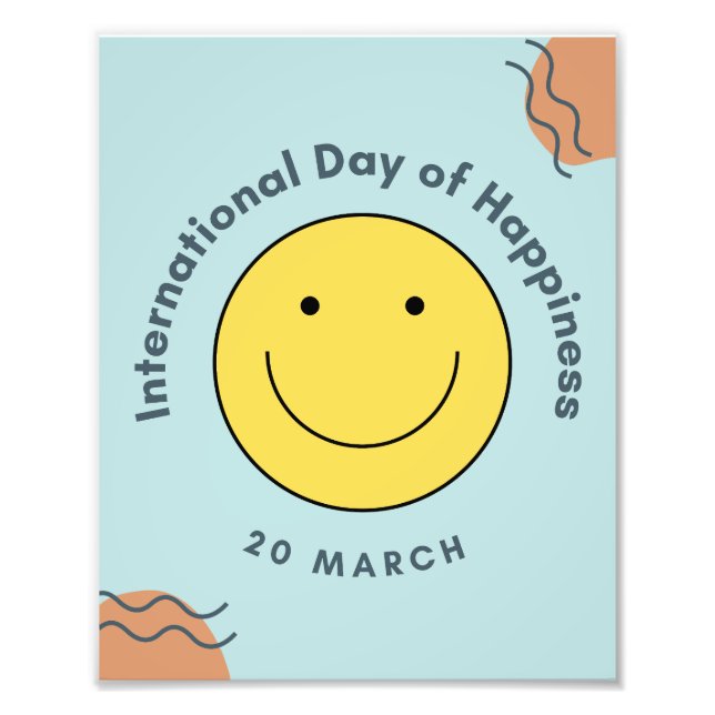 Foto Día Internacional de la Felicidad (Frente)