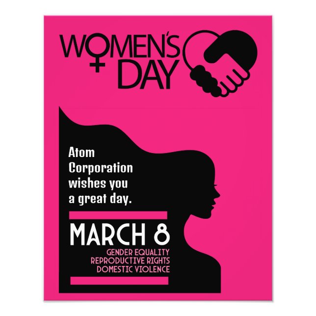 Foto Día Internacional de la Mujer (Frente)