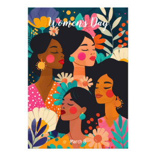 Foto Día Internacional de la Mujer Rosa Floral