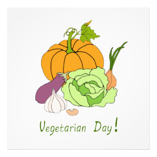 Foto Día Mundial Vegetariano Minimalista Lindo   