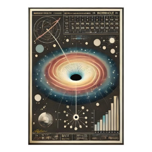 Foto Diagrama de Agujero de Gusano de la Era Espacial