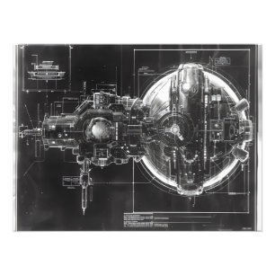 Foto Diagrama negro de base de Sci-Fi