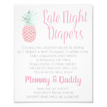 Diapers nocturnos Pineapple Tropical Baby Rótulo