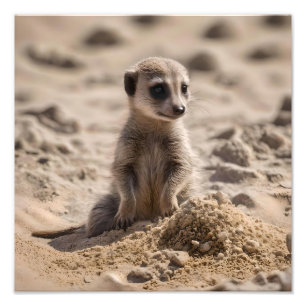 Foto "Días soleados: La aventura del bebé Meerkat en la