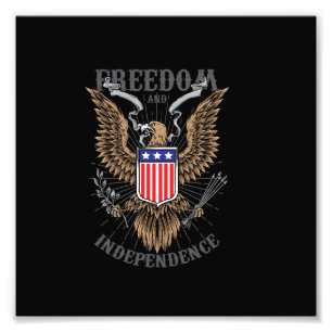 Foto dibujo de águila estadounidense