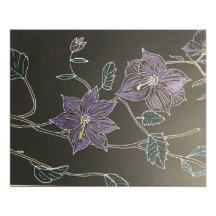 Dibujo de flores de lila