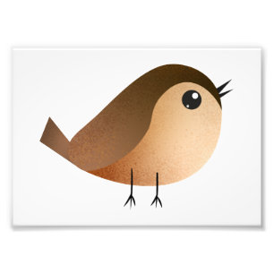 Foto Dibujo de pájaro gorrión