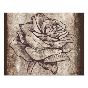 Foto Dibujo de Tinta Rosa