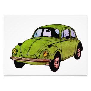 Foto Dibujo del coche del Hippie, impresión profesiona
