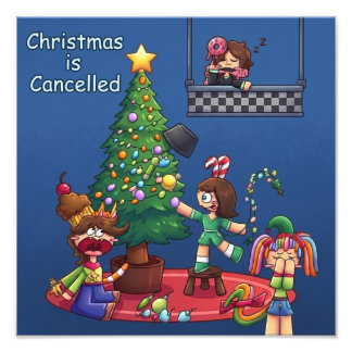 Foto Dibujos Chibi Divertidos de Navidad Cancelada Stic