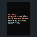 Foto Digamos Gay Protect Trans Kids Leer libros prohibi<br><div class="desc">Digamos Gay Protect Trans Kids Leer libros prohibidos LGBTQ</div>