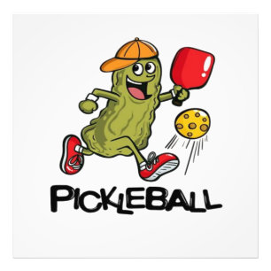 Foto Dill funny jugando pickleball 