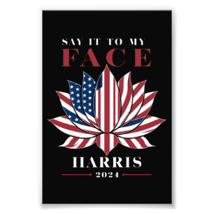 Foto Dilo En Mi Cara Kamala Harris 2024 USA Loto