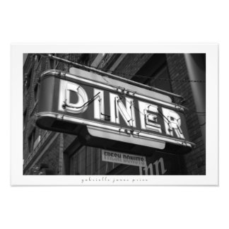 Foto Diner / Donuts frescos || Impresión decorativa de