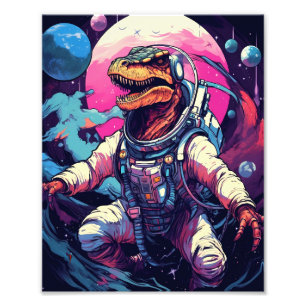 Foto Dino En El Espacio