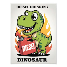 Foto Dinosaurio de consumo de diesel
