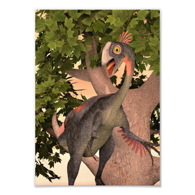 Foto Dinosaurio Gigantoraptor (Frente)