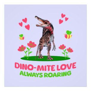 Foto Dinosaurio lindo para el día de San Valentín para 