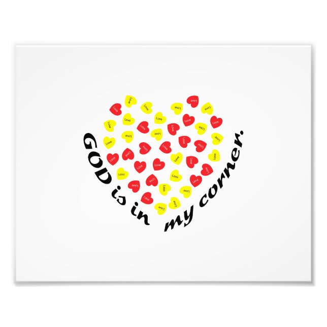 FOTO DIOS ESTÁ EN MI ESQUINA. (Frente)