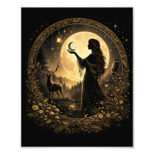 Foto Diosa lunar vintage Mujeres celestiales Femenina