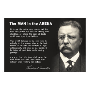 Foto Discurso de Hombre en la Arena - Teddy Roosevelt 1