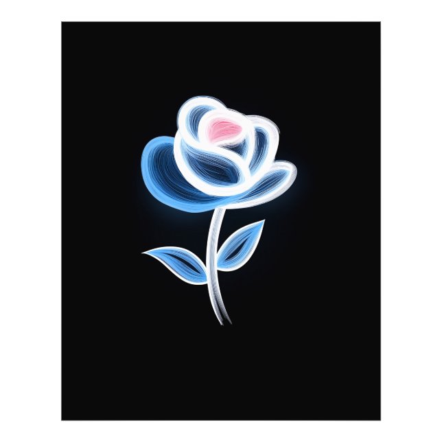Foto Diseño abstracto de flores (Frente)