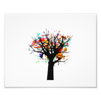 Foto Diseño de árbol de branquias de acuarela
