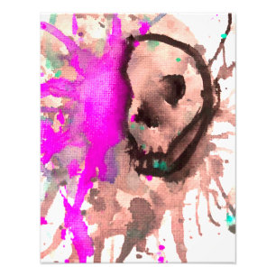 Foto Diseño de arte de Halloween de acuarela de calaver