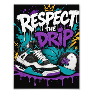 Foto Diseño de Baloncesto Respect The Drip