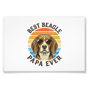 Foto Diseño de camiseta de Papá de Beagle vintage el me