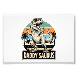 Foto Diseño de camiseta de puesta de sol de dinosaurio 