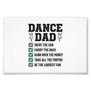 Foto Diseño de camiseta Vintage Dance Dad Checklist_1