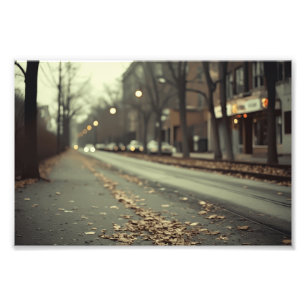 Foto Diseño de carreteras en el centro de otoño